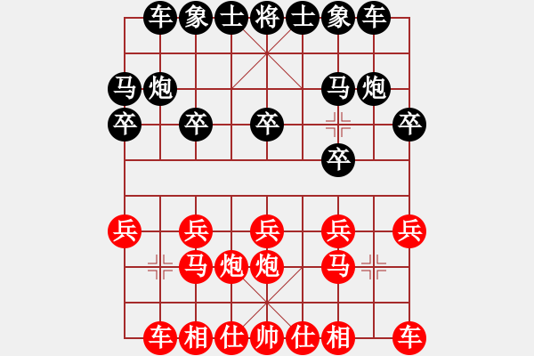 象棋棋譜圖片：yaokeyilon(4段)-勝-多功能武藝(6段) - 步數(shù)：10 