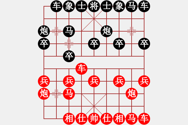 象棋棋譜圖片：中國(guó)煤礦體育協(xié)會(huì) 趙麗華 和 廣西壯族自治區(qū) 周桂英 - 步數(shù)：10 