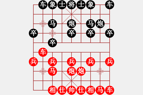 象棋棋谱图片：刘如栋先负刘勇 - 步数：10 