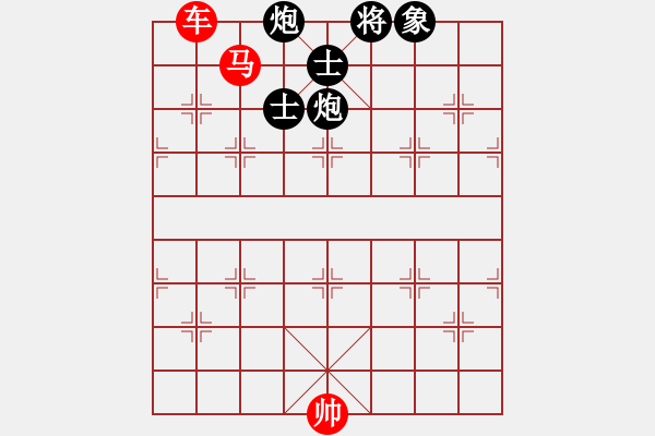 象棋棋譜圖片：171a – 車馬例勝雙包單缺象 - 步數(shù)：0 