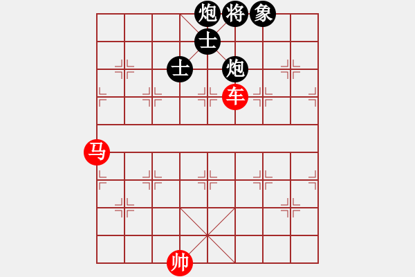 象棋棋譜圖片：171a – 車馬例勝雙包單缺象 - 步數(shù)：10 