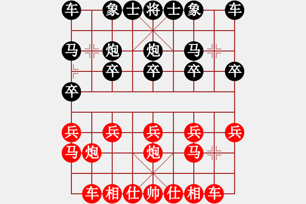 象棋棋譜圖片：2021.9.22.7中級場先勝順炮 - 步數(shù)：10 