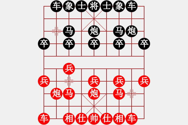 象棋棋譜圖片：822局 D50- 中炮對列炮-關(guān)羽(1650) 先負(fù) 小蟲引擎23層(2725) - 步數(shù)：10 