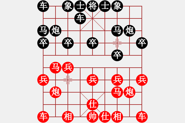 象棋棋譜圖片：獨孤求愛[448362372] -VS- 西麥 - 步數(shù)：10 