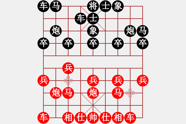 象棋棋譜圖片：大大大[2395594758] -VS- 棋友-魚aiq鳥[575644877] - 步數(shù)：10 