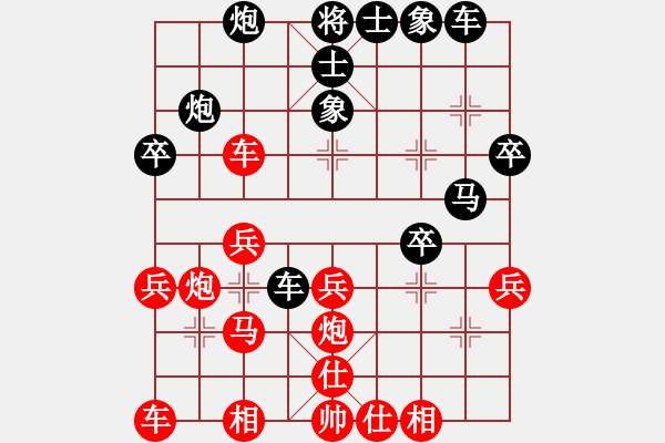 象棋棋譜圖片：摩托車(6段)-負(fù)-遼南一霸(4段) - 步數(shù)：30 