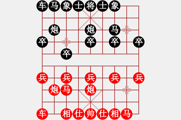 象棋棋譜圖片：張德榮 先負 史天曼 - 步數(shù)：10 