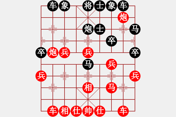 象棋棋譜圖片：1.9日晚實戰(zhàn)對局中局分析 - 步數：10 