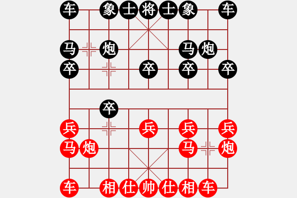 象棋棋譜圖片：深圳歐亞杯 廣東何耿丹先勝湖南朱濟(jì)偉 - 步數(shù)：10 