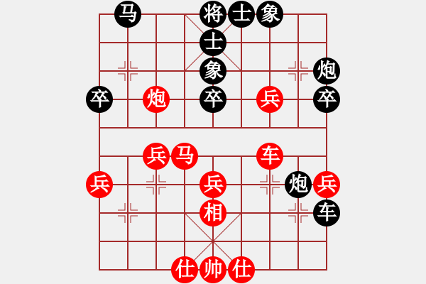 象棋棋譜圖片：chessthree(2段)-負(fù)-待宰牛(5段) - 步數(shù)：40 