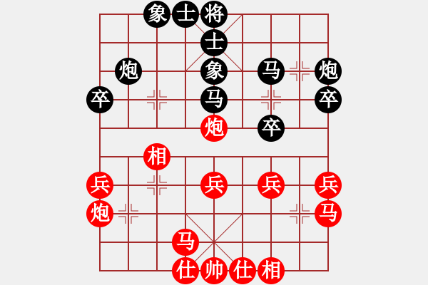 象棋棋譜圖片：廣東許銀川 Vs 黑龍江張曉平 - 步數(shù)：30 