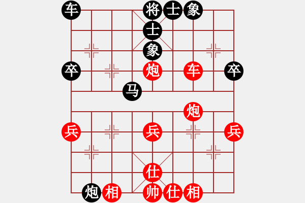 象棋棋譜圖片：2019第4屆智運會象少女個賽羅子昱先勝岑枝蔚9 - 步數(shù)：40 