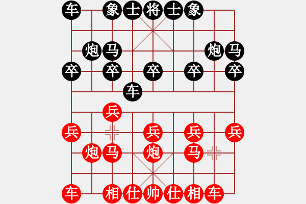 象棋棋谱图片：顾亿庆 先胜 姚威和 - 步数：10 