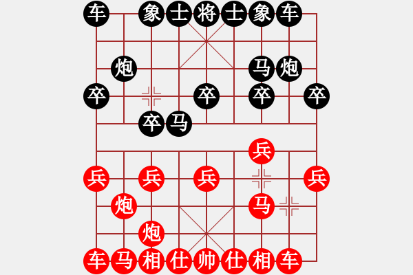 象棋棋譜圖片：持劍笑蒼穹(9星)-勝-琪琪棋(9星)先出強(qiáng)子搶回度數(shù) - 步數(shù)：10 