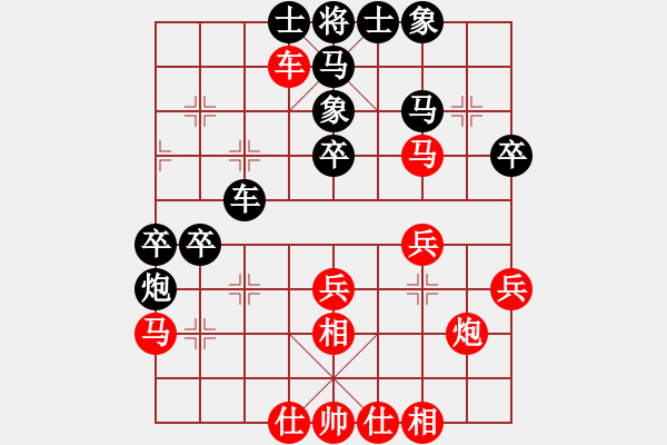 象棋棋譜圖片：持劍笑蒼穹(9星)-勝-琪琪棋(9星)先出強(qiáng)子搶回度數(shù) - 步數(shù)：40 