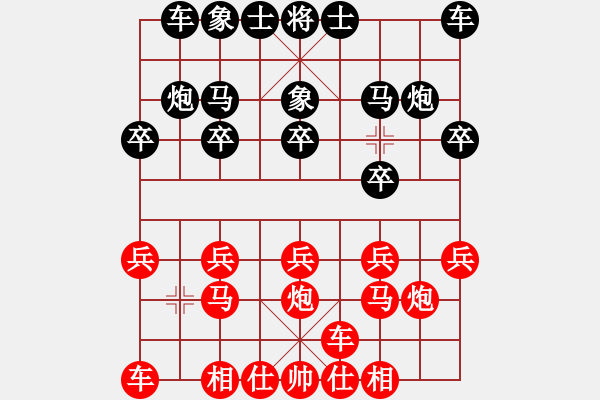 象棋棋譜圖片：eebirdee(2段)-和-刁不三刀(7段) - 步數(shù)：10 