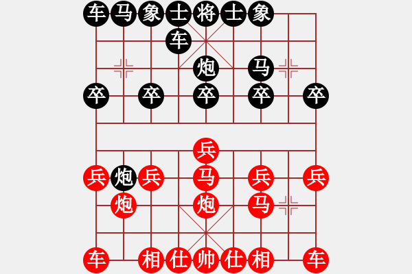 象棋棋譜圖片：寶馬A8[1710072182] -VS- 橫才俊儒[292832991] - 步數(shù)：10 