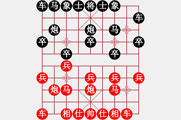 象棋棋譜圖片：乾坤太極神(4段)-負(fù)-黑河棋友(2段) - 步數(shù)：10 