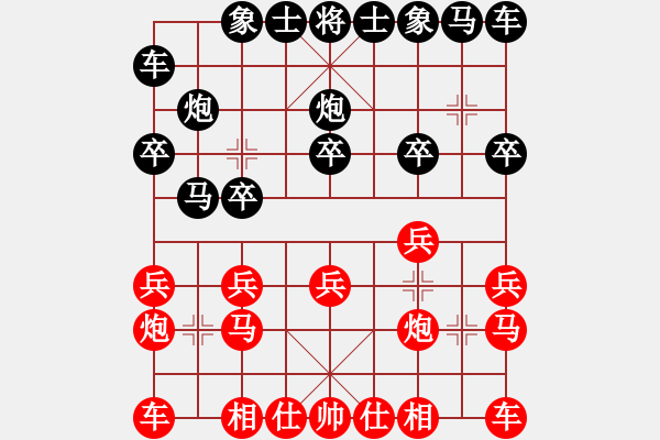 象棋棋譜圖片：天機(jī)殺敵(電神)-和-琪中琪(天罡) - 步數(shù)：10 