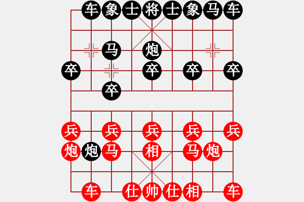 象棋棋譜圖片：三臺怪手[1127175411] -VS- 大漠孤煙[809009055] - 步數(shù)：10 