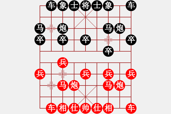 象棋棋谱图片：青岛 牟山中 和 济铁 谢岿 - 步数：10 