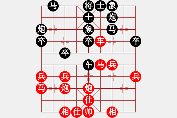 象棋棋譜圖片：座山雕(3級(jí))-負(fù)-六脈神劍友(無(wú)上) - 步數(shù)：30 