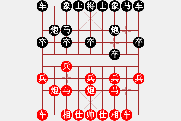 象棋棋譜圖片：【中象】朱家旺黑讓二先 負(fù)深山云霧 - 步數(shù)：10 