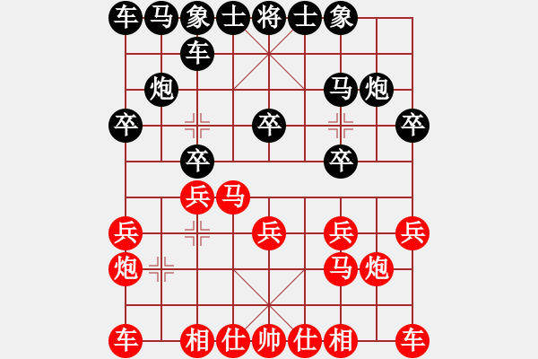 象棋棋譜圖片：初出江湖(7段)-勝-我我小臭棋(8段) - 步數(shù)：10 