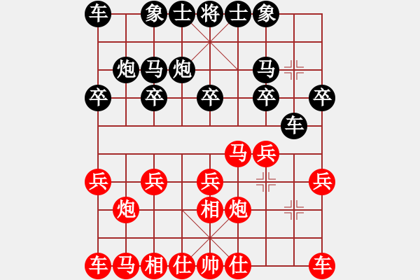 象棋棋譜圖片：碧波戰(zhàn)神(電神)-負(fù)-心靈之窗(北斗) - 步數(shù)：10 