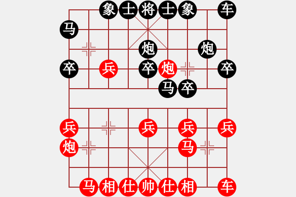 象棋棋譜圖片：雙炮過河馬跳邊２ - 步數(shù)：0 