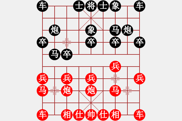 象棋棋譜圖片：三六零象棋(9段)-負-其木中其木(9段) - 步數(shù)：10 