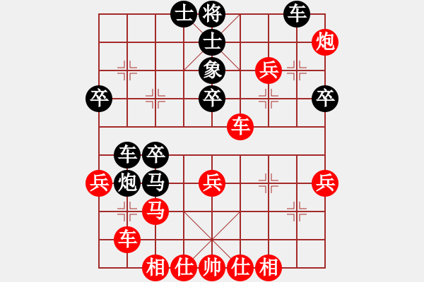 象棋棋譜圖片：象棋蛟龍三(9段)-勝-呂欽妹(日帥) - 步數(shù)：40 