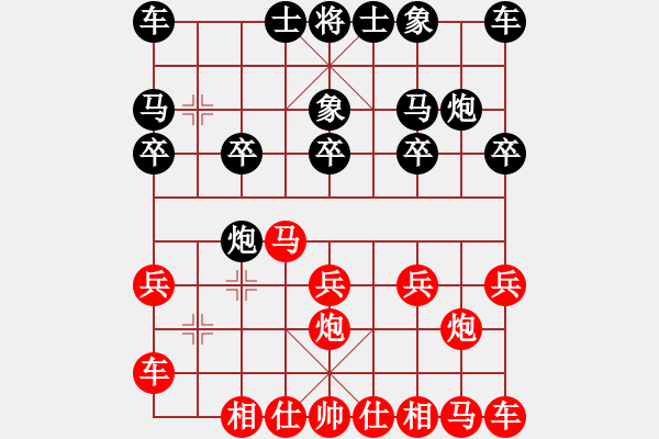 象棋棋譜圖片：無(wú)標(biāo)題 - 步數(shù)：10 