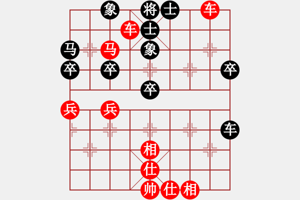 象棋棋譜圖片：天天象棋力評(píng)測(cè)月兒業(yè)5-3先勝章子湖業(yè)5-32018·2·8 - 步數(shù)：53 