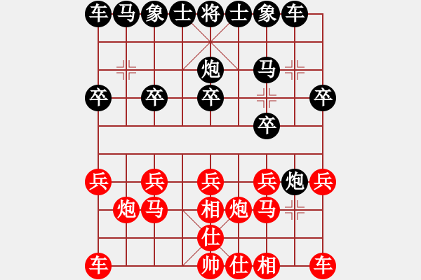 象棋棋譜圖片：福來了[1612116927] -VS- 造化仙子[804724051] - 步數(shù)：10 