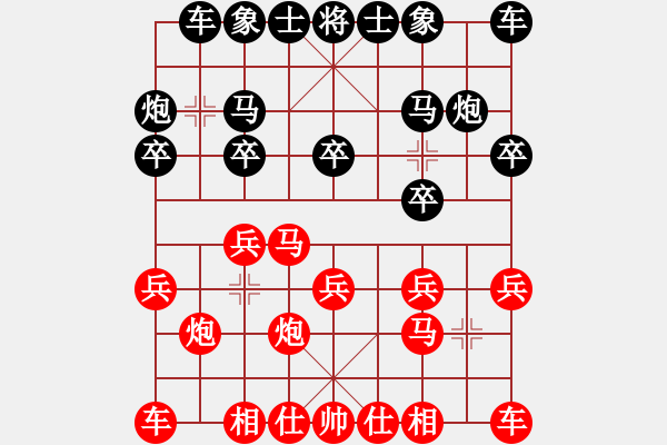 象棋棋譜圖片：★棋壇尊者★[407612993] -VS- 笑笑大劍客[2834135352] - 步數(shù)：10 