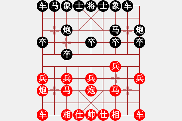 象棋棋譜圖片：爆天雷(5段)-勝-大兵小兵(8段) - 步數(shù)：10 