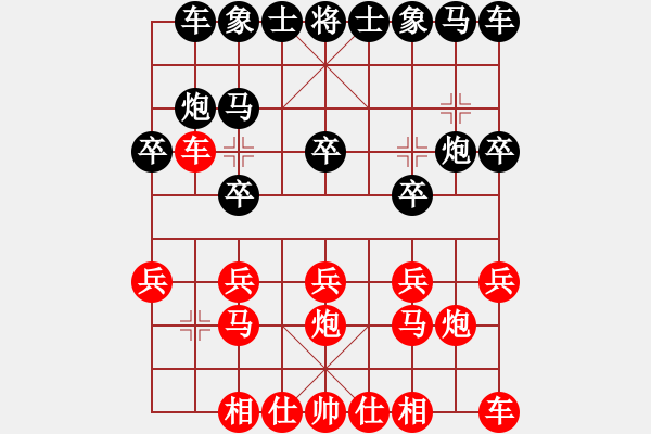 象棋棋譜圖片：22 -VS- 11 - 步數(shù)：10 