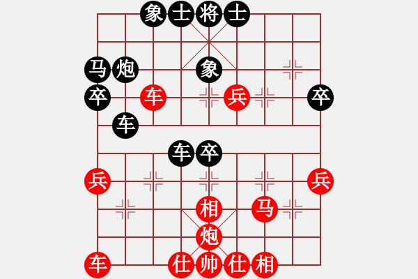 象棋棋譜圖片：大三撥(9級)-負-孟龍?zhí)?1段) - 步數(shù)：40 