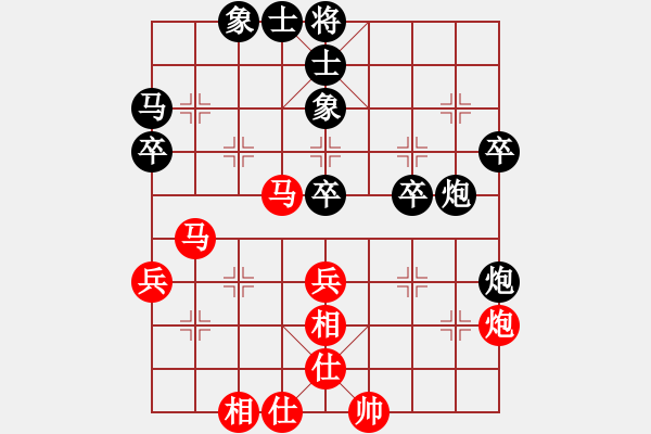 象棋棋譜圖片：純?nèi)松先A山(9星)-負(fù)-大奎夫妻(5星) - 步數(shù)：40 