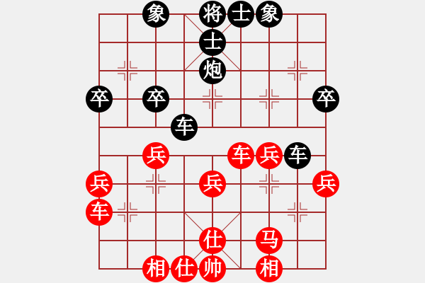 象棋棋譜圖片：燒雞(9段)-負(fù)-快刀客(6段)中炮過(guò)河車互進(jìn)七兵對(duì)屏風(fēng)馬左馬盤河 紅炮8進(jìn)3 - 步數(shù)：40 