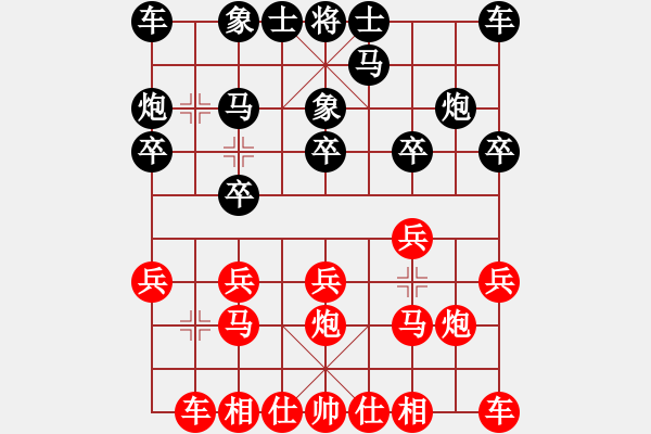 象棋棋譜圖片：210126擂臺(tái)賽第十七場(chǎng)悅悅先和擺地?cái)?- 步數(shù)：10 