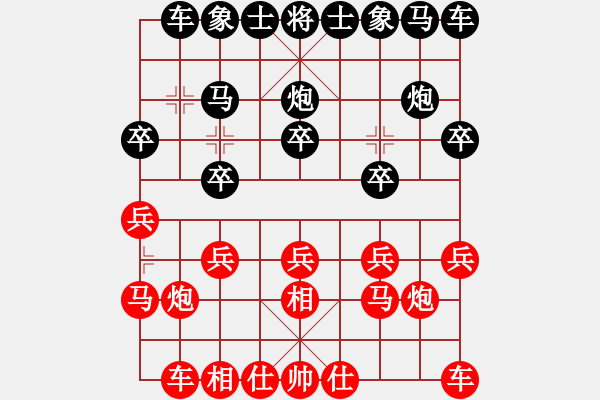 象棋棋譜圖片：徐早發(fā)(風(fēng)魔)-負-中眼訓(xùn)(4弦) - 步數(shù)：10 