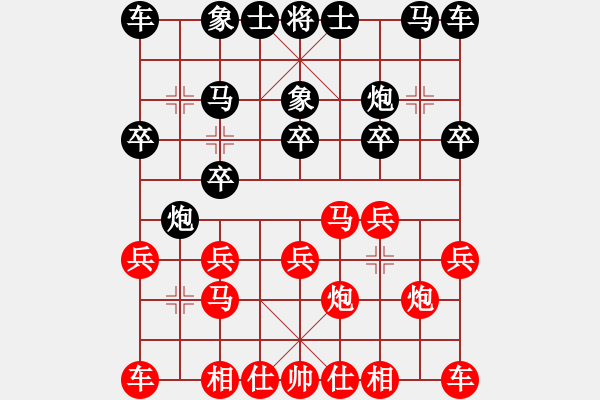 象棋棋譜圖片：內(nèi)蒙古自治區(qū) 楊旭 負(fù) 福建省 蔡祖新 - 步數(shù)：10 