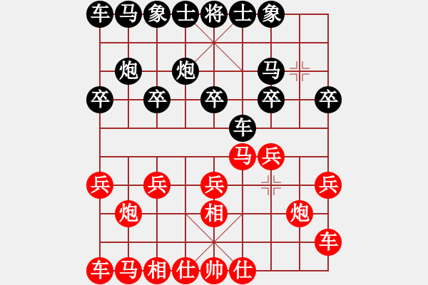 象棋棋譜圖片：心如止水(9段)-負(fù)-縣級(jí)棋手(3段) - 步數(shù)：10 