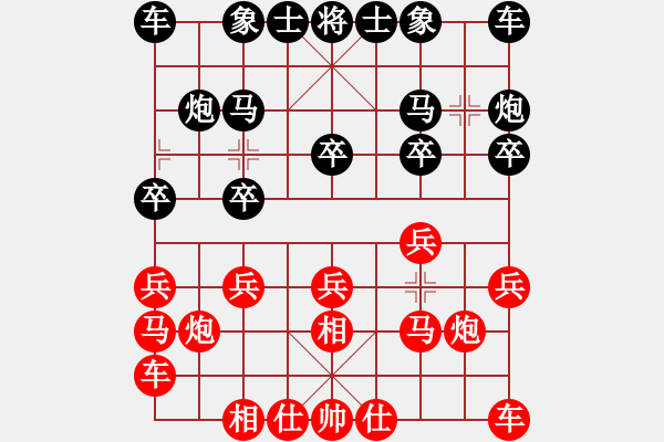 象棋棋譜圖片：林蓉[1501086234] -VS- 以棋會友[1587990716] - 步數(shù)：10 