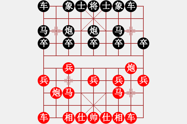 象棋棋譜圖片：沙漠狐(1段)-負-上網(wǎng)學(xué)棋(1段) - 步數(shù)：10 