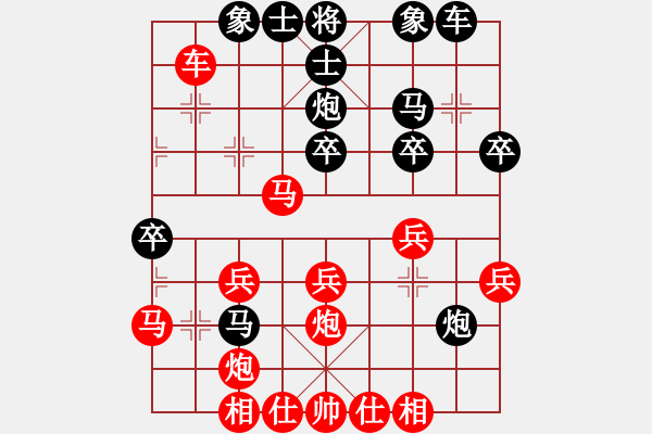 象棋棋譜圖片：錦州之星(3段)-勝-寧河象棋(2段) - 步數(shù)：30 