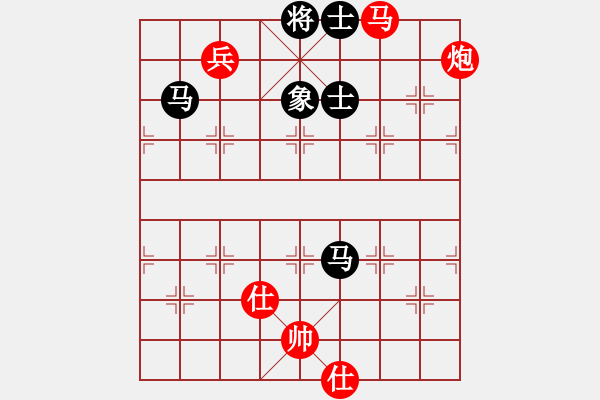 象棋棋譜圖片：單阻二線 悶攻橫殺 08 - 步數(shù)：120 