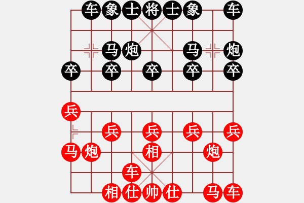 象棋棋譜圖片：王琳娜 先和 唐丹 - 步數(shù)：10 